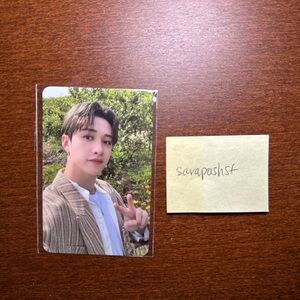 Stray kids bang chan jeju photocard